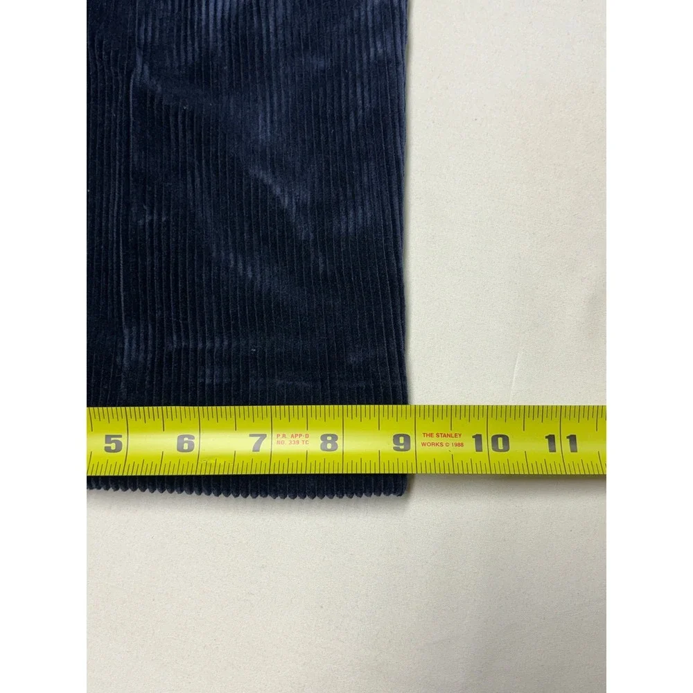 Polo Ralph Lauren Andrew Pant Navy Blue Corduroy Pleated Trousers Mens 36/32